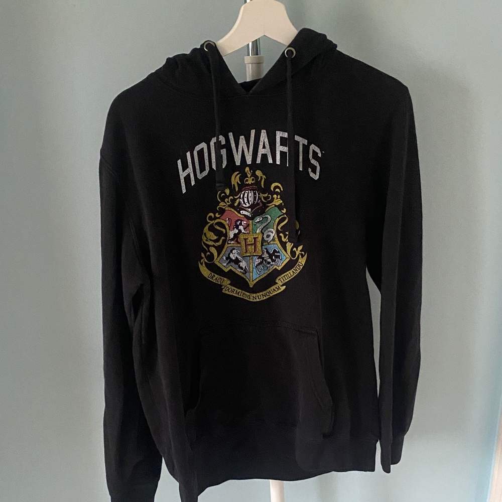 Hogwarts Black Hoodie Sweater